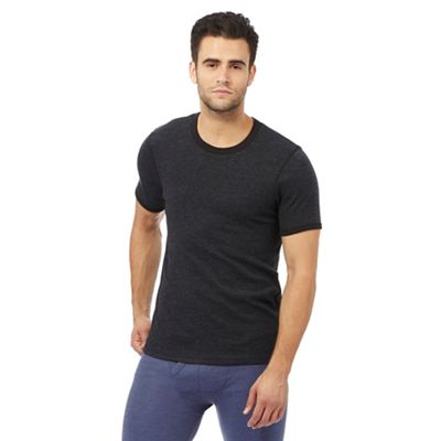 Maine New England Black brushed thermal t-shirt